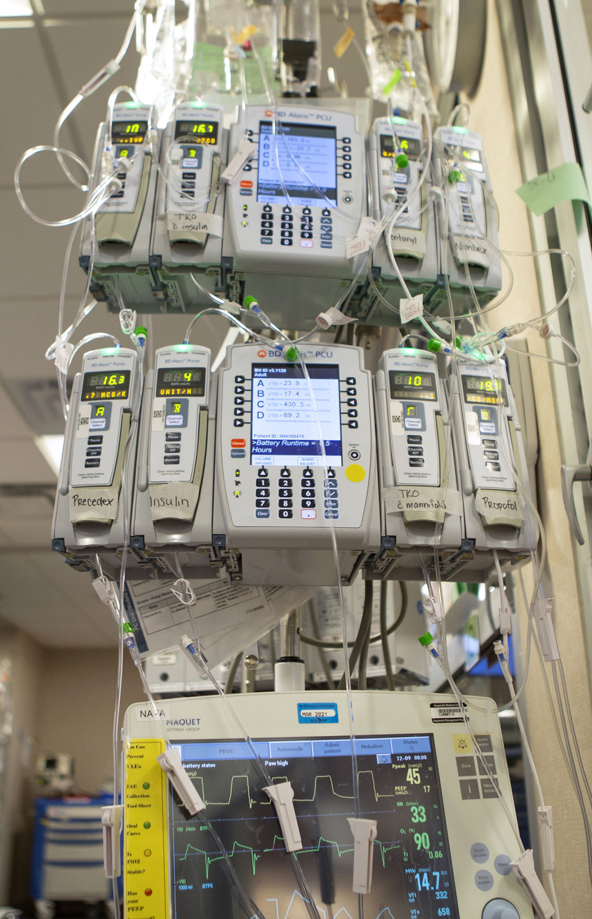 COVID-19 unit at Bryan Health
